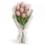 7 Pink Tulip Bouquet