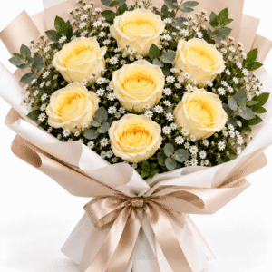 7 yellow rose