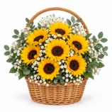 7 Sunflower Basket