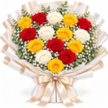 All the Reasons - Mixed 15 Rose Bouquet