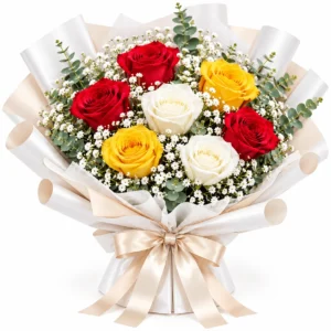 7 Mixed Rose Bouquet
