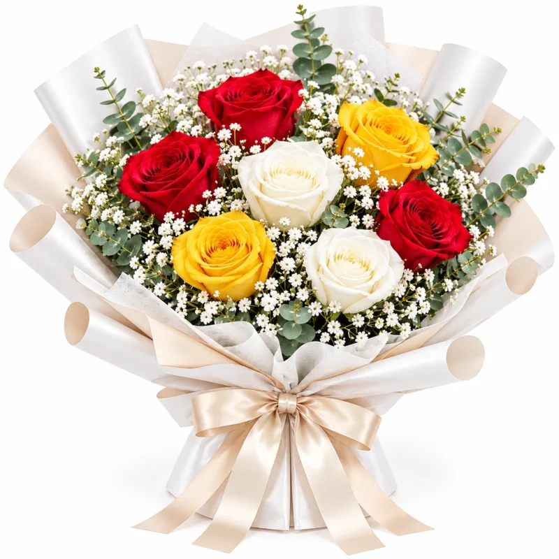 7 Mixed Rose Bouquet