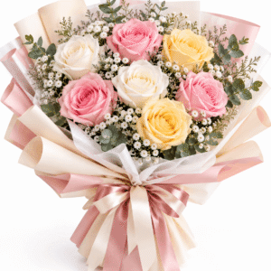 Pastel Rose Bouquet 7