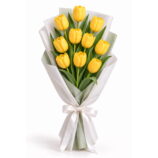 10 Yellow Tulip Bouquet